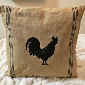 Farmhouse/Primitive/Country/Rustic Rooster Oat Pillow